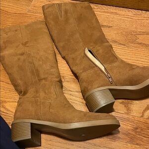 Loft Suede high boots. Beautiful brown size 8 1/2.